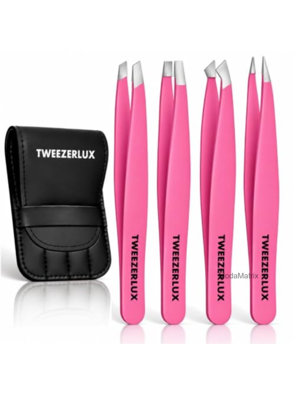 Stainless Steel Tweezers Set Precision Eyebrow Facial Hair Splinter Removal
